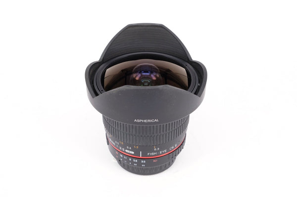 Used Walimex 8mm f/3.5 II Fisheye Nikon Fit Lens