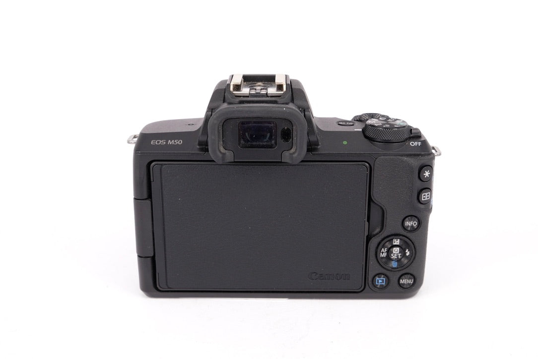 Used Canon EOS M50 Mirrorless Camera + EF-M 22mm STM Lens