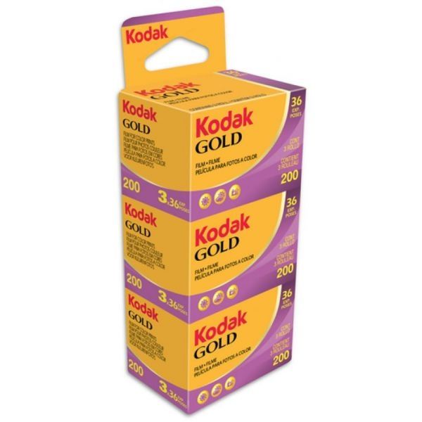 Kodak Gold 200 35mm Film Triple Pack (36 Exposures x3)
