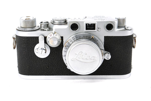 Used Leica IIIf + Elmar 3.5cm 1:35 Vintage Rangefinder Camera (Serviced)