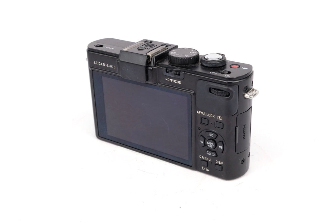 Used Leica D-Lux 6 Digital Compact Camera + Genuine Leather Case