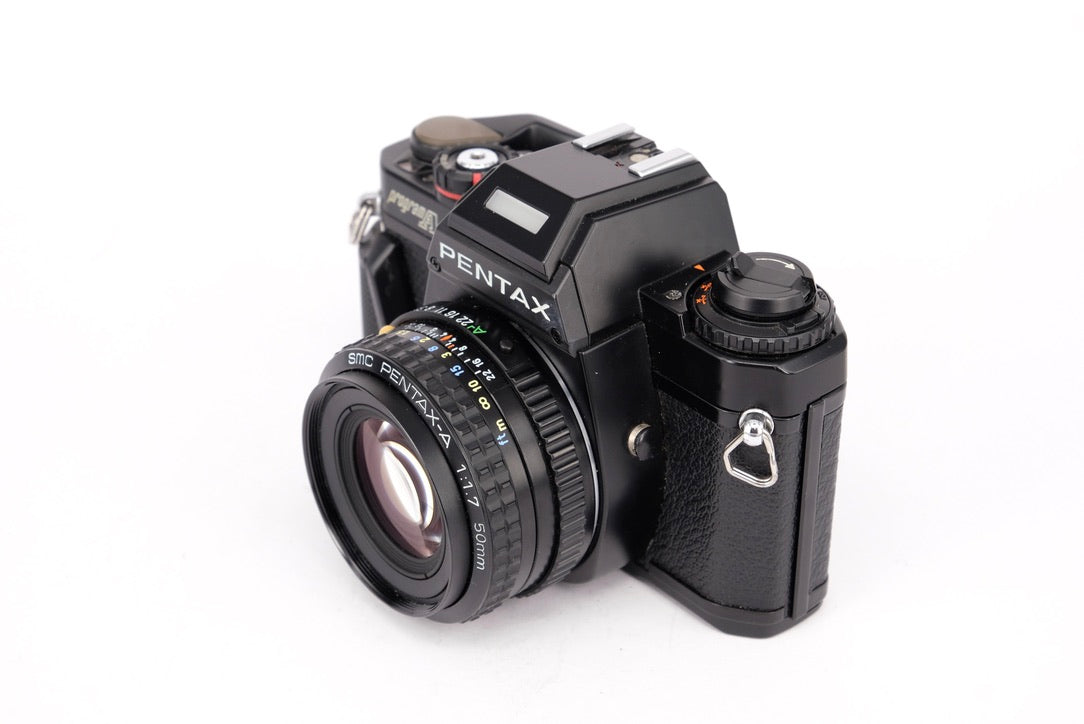 Used Pentax Program A + 50mm f/1.7 35mm SLR Camera