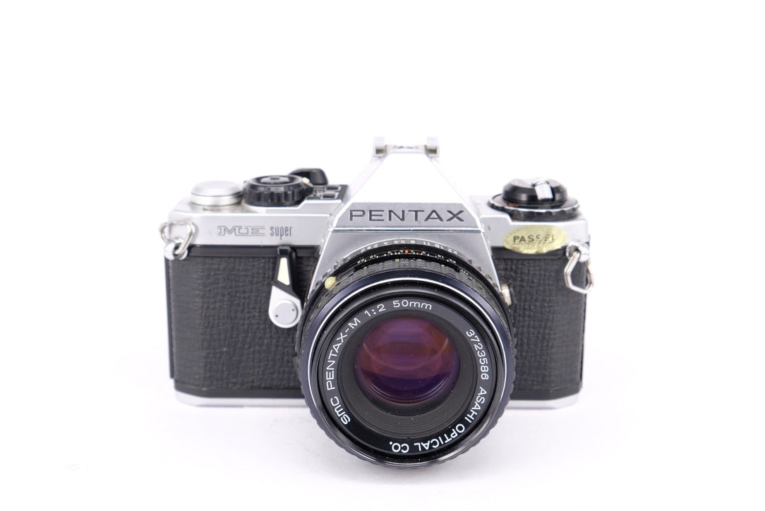 Used Pentax ME Super + 50mm f/2 35mm SLR Camera