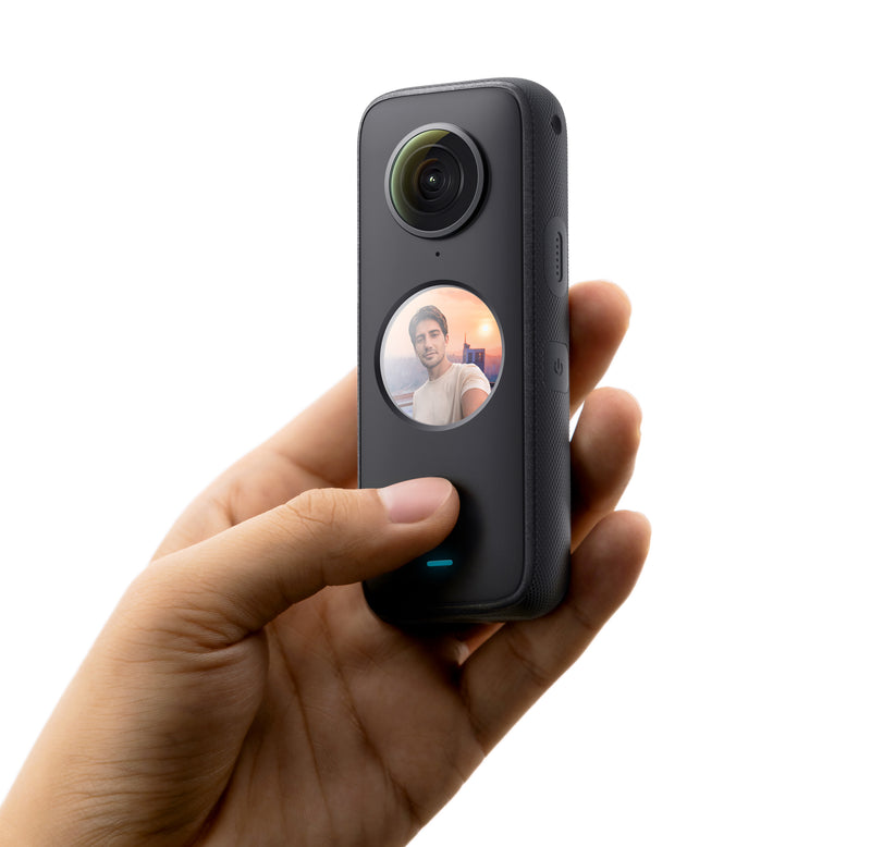 Insta360 ONE X2 - being held and used