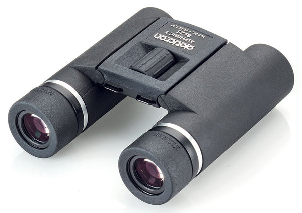 Opticron Aspheric 3 Binoculars - eyepiece and top view 8x25