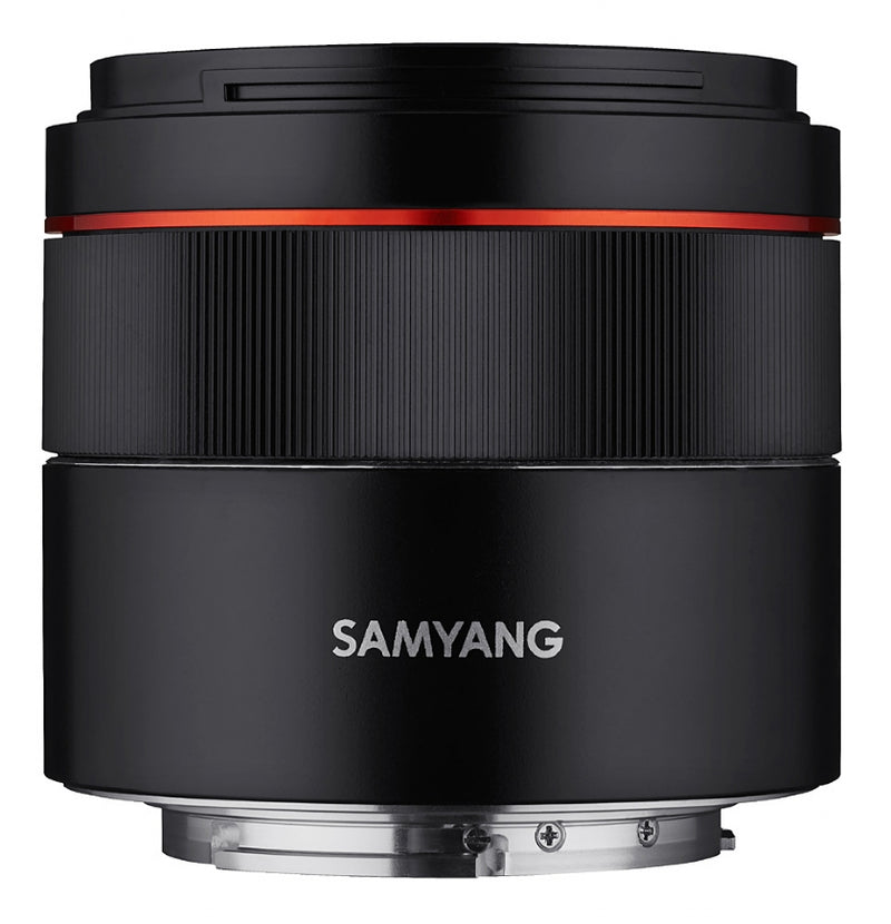 Samyang AF 45mm F1.8 SONY FE Lens side view