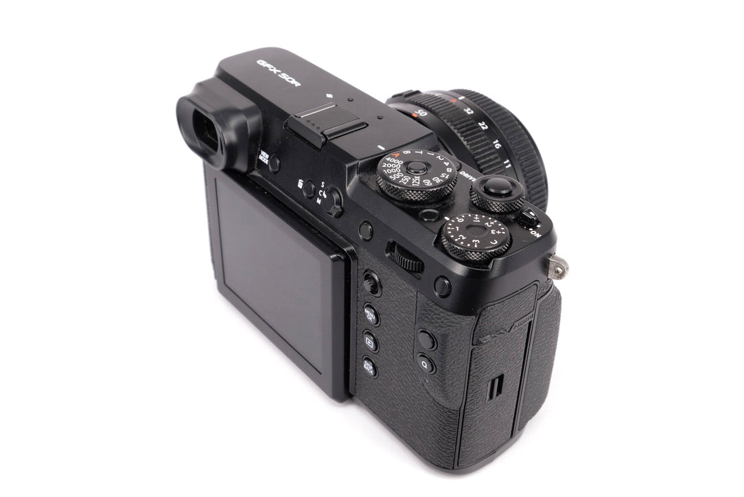 Used Fujifilm GFX 50R + 50mm f/3.5 WR Lens