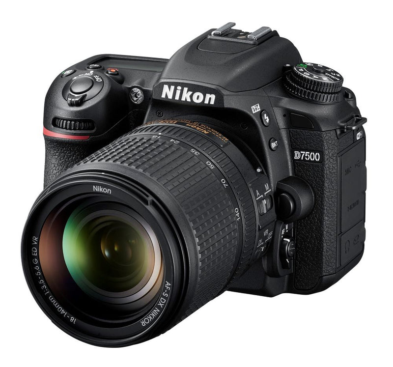 Nikon D7500 Camera - Body Only - tilted front view