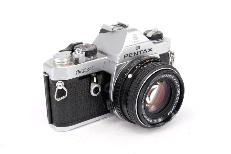 Used Pentax MX + 50mm f/1.7 35mm SLR Camera
