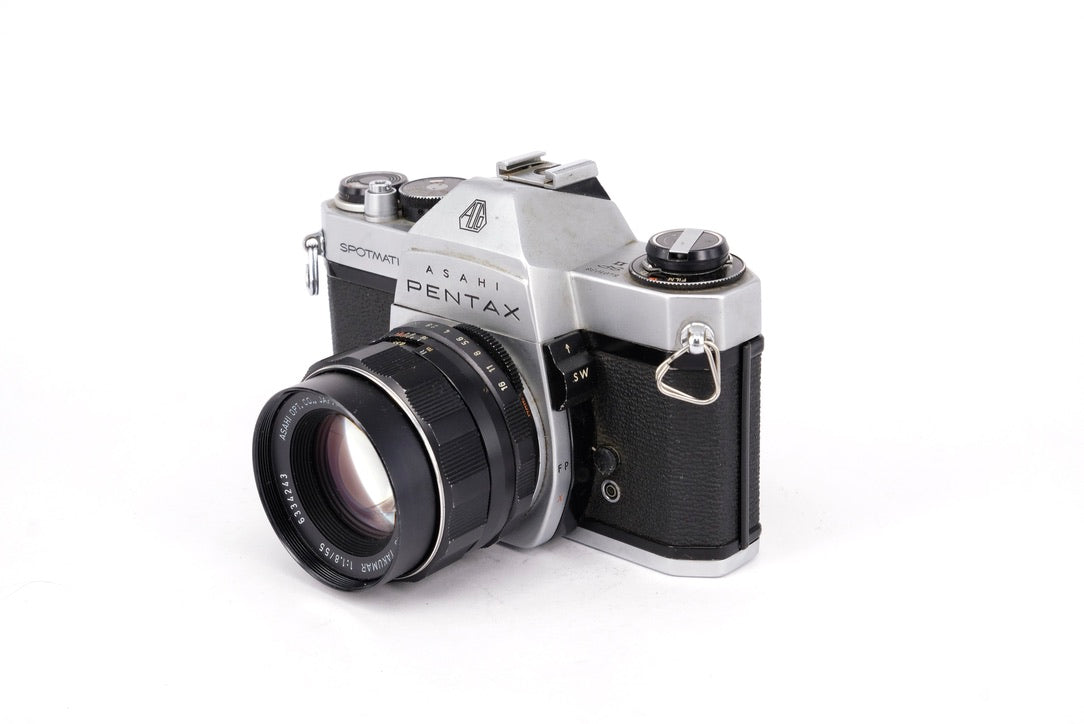 Used Pentax Spotmatic + 55mm f/1.8 35mm SLR