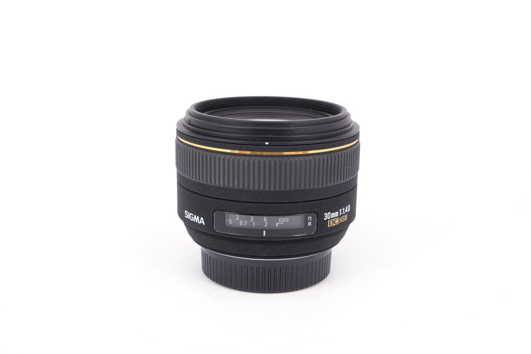 Used Sigma 30mm f/1.4 DC HSM Nikon Fit Lens