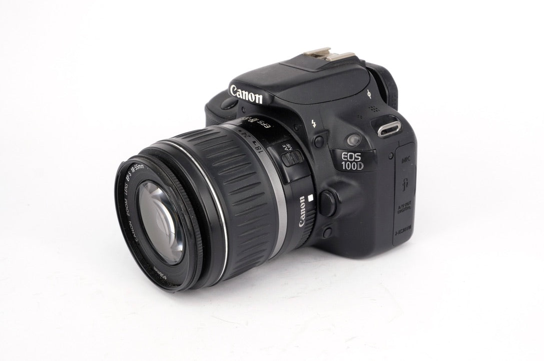 Used Canon EOS 100D Digital SLR Camera & 18-55mm lens