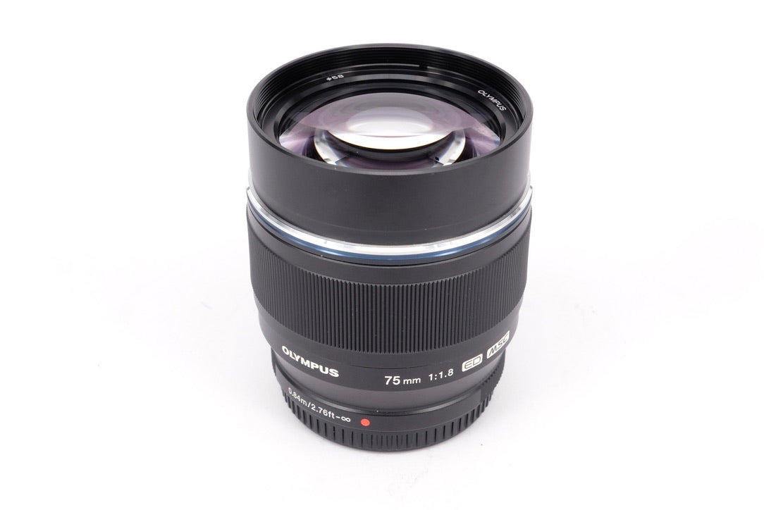 Used Olympus M.Zuiko Digital 75mm f/1.8 Lens
