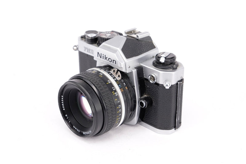 Used Nikon FM2 + 50mm f/1.8 35mm SLR Camera