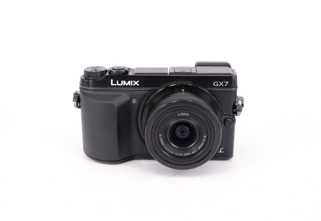 Used Panasonic Lumix GX7 Mirrorless Camera + 12-32mm Lens