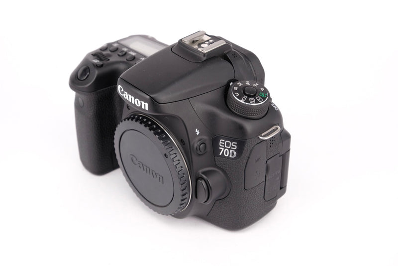 Used Canon EOS 70D Digital SLR Camera Body + BG-E14 GRIP