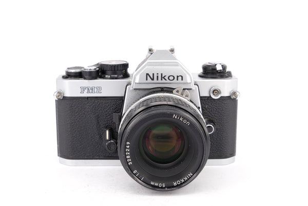 Used Nikon FM2 + 50mm f/1.8 35mm SLR Camera