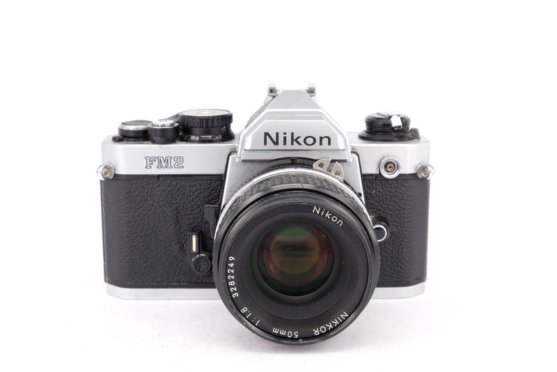 Used Nikon FM2 + 50mm f/1.8 35mm SLR Camera