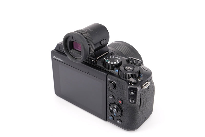 Used Canon EOS M6 Mark II + 15-45mm + EVF Mirrorless Camera