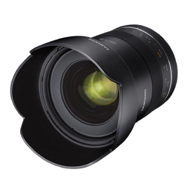 Samyang XP 35mm F1.2 lens - front view 