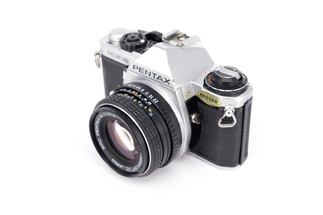 Used Pentax ME Super + 50mm f1.7 35mm SLR Camera