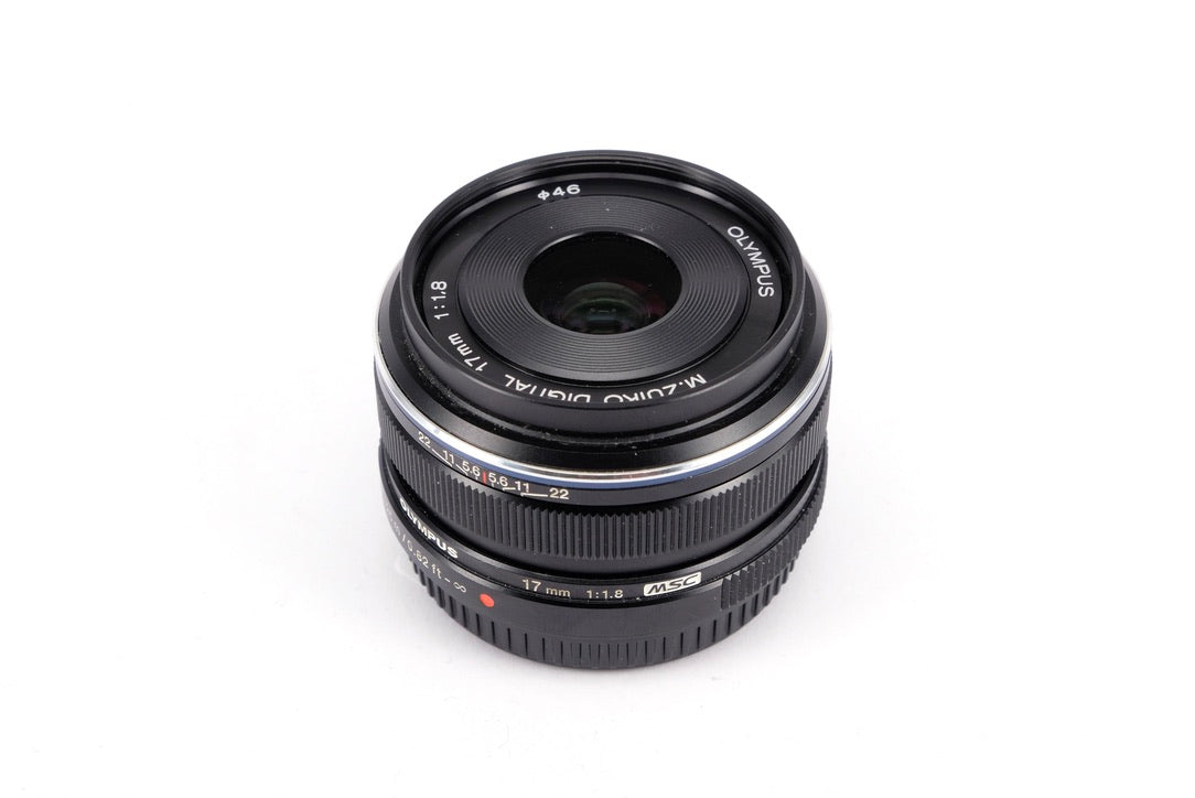 Used Olympus M.Zuiko Digital 17mm f/1.8 Lens