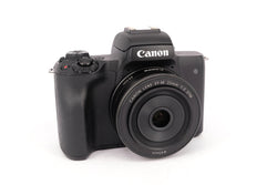 Used Canon EOS M50 Mirrorless Camera + EF-M 22mm STM Lens