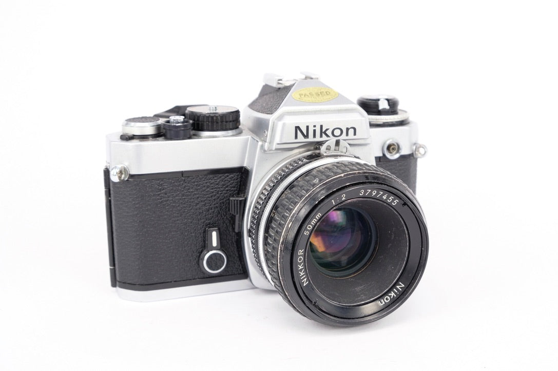 Nikon FE + 50mm f/2 35mm SLR Camera