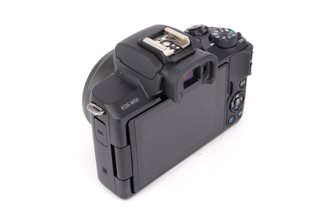 Used Canon EOS M50 Mirrorless Camera + EF-M 22mm STM Lens