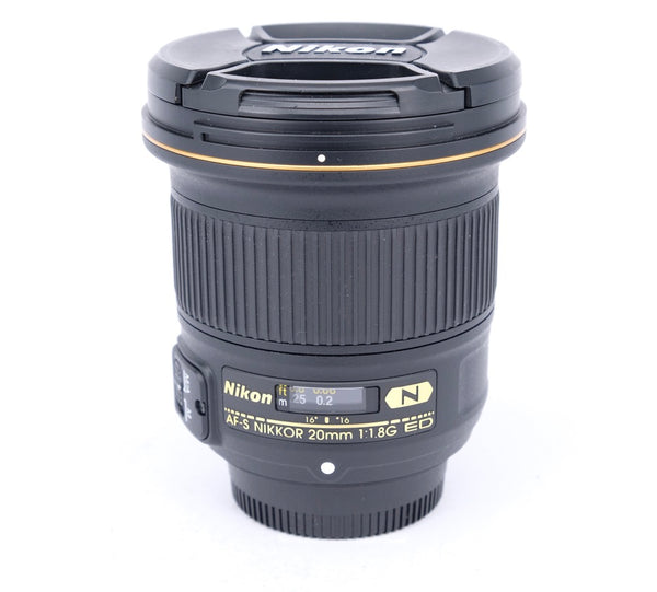 Used Nikon 20mm f1.8G AF-S NIKKOR ED Lens