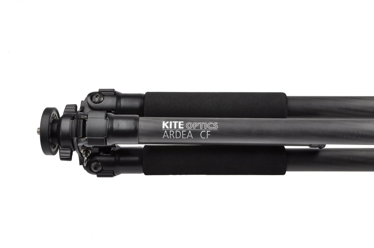 Kite Optics Ardea CF Tripod - close up of top