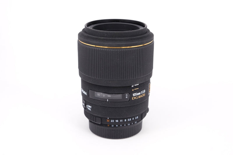 Used Sigma 105mm f/2.8 EX DG Macro Nikon Fit Lens