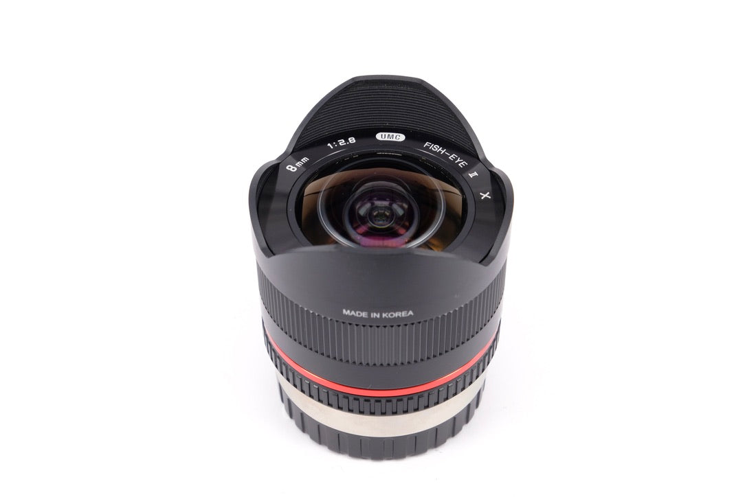Used Samyang 8mm f/2.8 II Fisheye Lens - Fuji X Mount