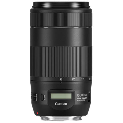 CANON EF 70-300MM F/4-5.6 IS II USM TELEPHOTO ZOOM LENS - side view