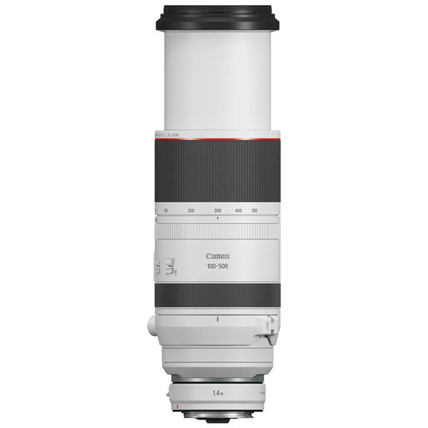 CANON RF 100-500MM F/4.5-7.1 L IS USM LENS - upright side view