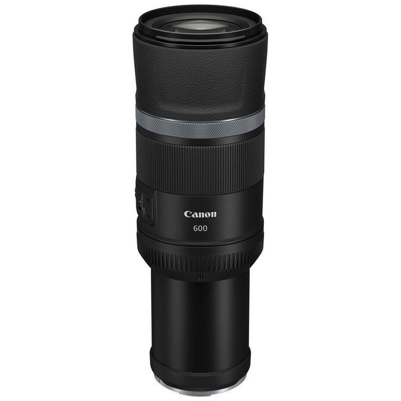 Canon RF 600mm f11 IS STM Lens - upright view extended