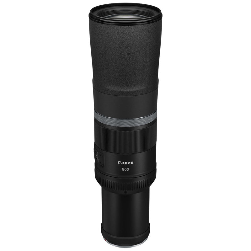Canon RF 800mm f11 IS STM Lens - upright view extended