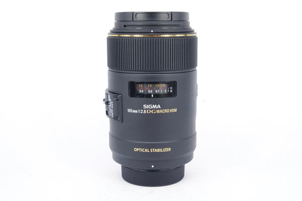 Used Sigma 105mm f2.8 Macro EX DG OS HSM - Nikon Fit