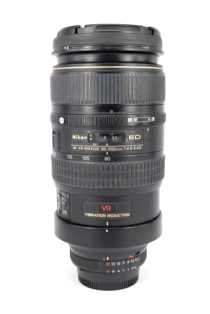 Used Nikon AF 80-400mm f/4.5-5.6D IF-ED VR Lens