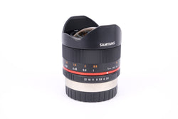 Used Samyang 8mm f/2.8 II Fisheye Lens - Fuji X Mount
