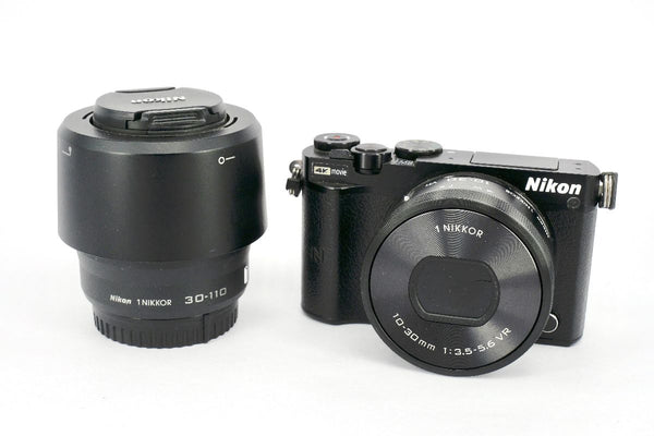 Used Nikon J5 Digital Camera & 10-30mm + 30-110mm lenses