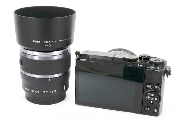 Used Nikon J5 Digital Camera & 10-30mm + 30-110mm lenses