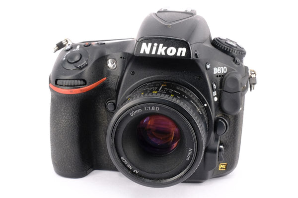 Used Nikon D810 Digital SLR Camera & 50mm f1.8D Lens