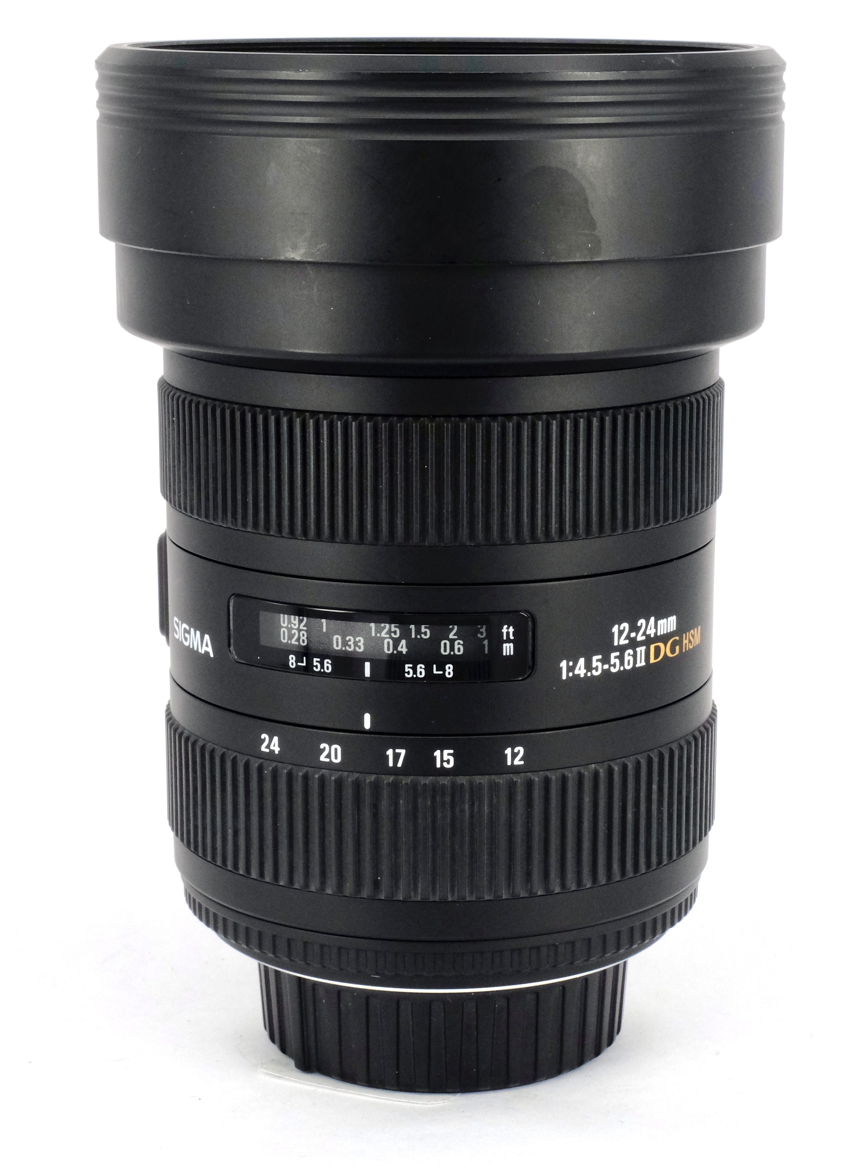 Used Sigma 12-24mm 1:4.5-5.6II DG HSM Lens (Nikon Fit) 