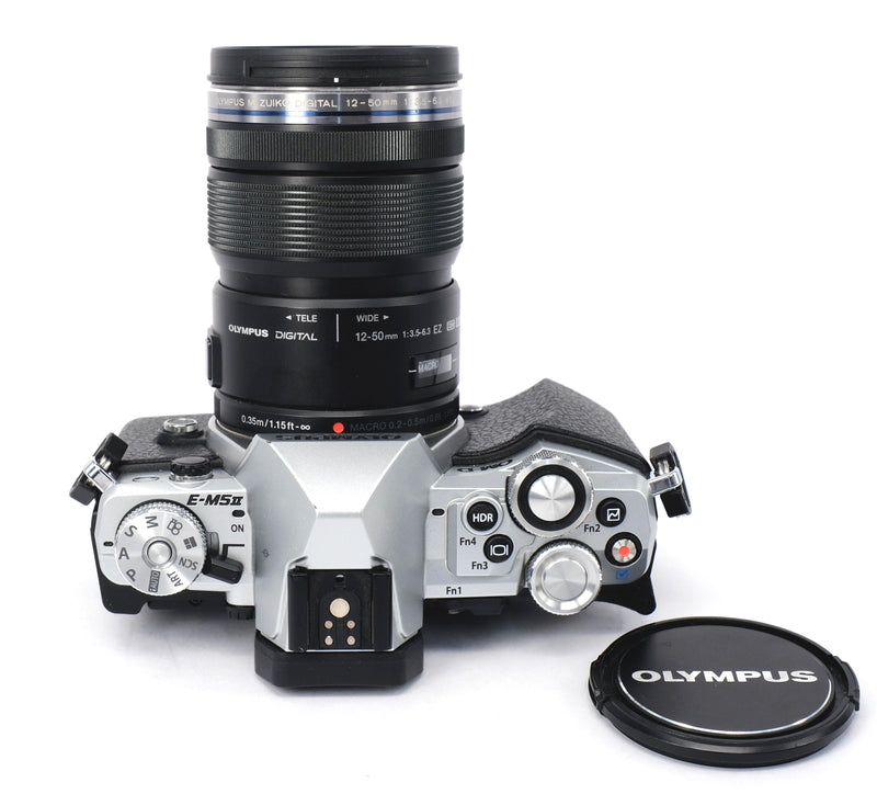 Used Olympus OM-D E-M5 Mark II Camera + 12-50mm (Silver)