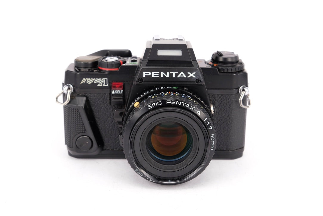 Used Pentax Program A + 50mm f/1.7 35mm SLR Camera