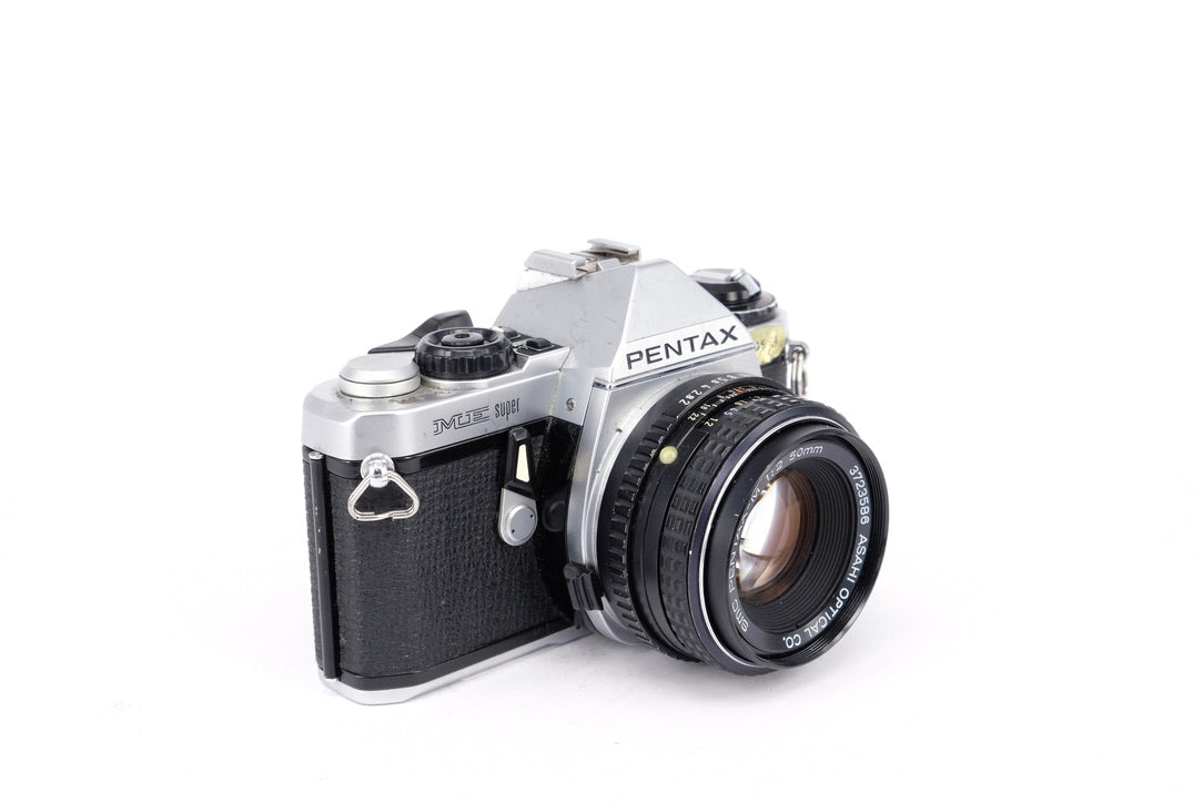 Used Pentax ME Super + 50mm f/2 35mm SLR Camera