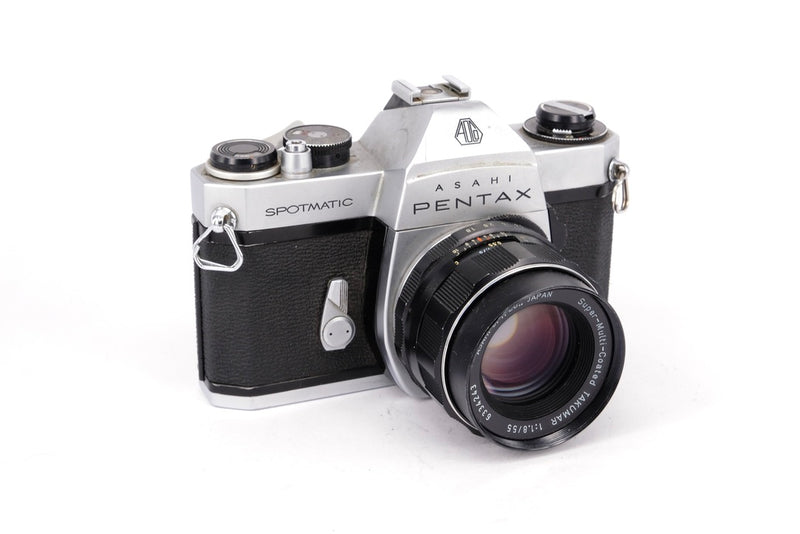 Used Pentax Spotmatic + 55mm f/1.8 35mm SLR