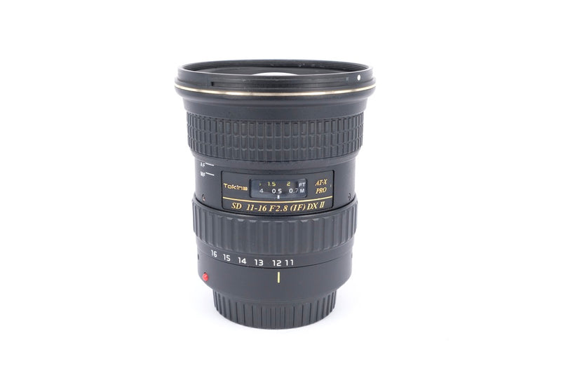 Used Tokina 11-16mm f/2.8 AT-X PRO DX II - Canon Fit