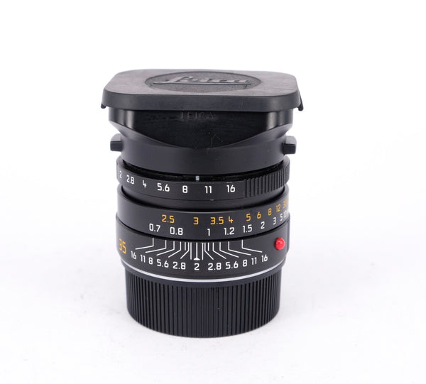 Used SUMMICRON-M 35MM F/2 ASPH., BLACK ANODIZED lens (11673)